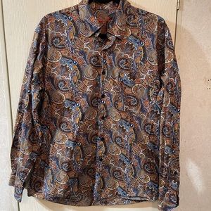 Alan Flusser paisley button down